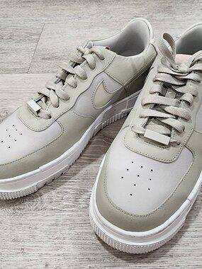 Nike Air Force 1 Pixel Light Stone Sneakers Shoes CK6649-104 Women's Size 10